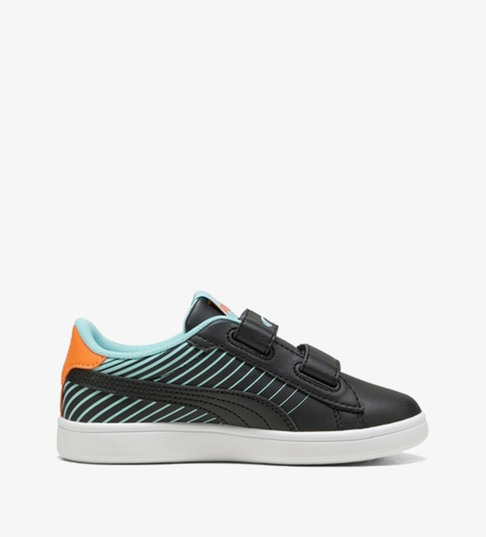 Puma Smash 3.0 Poised 2 Race Çocuk Siyah Spor Ayakkabı