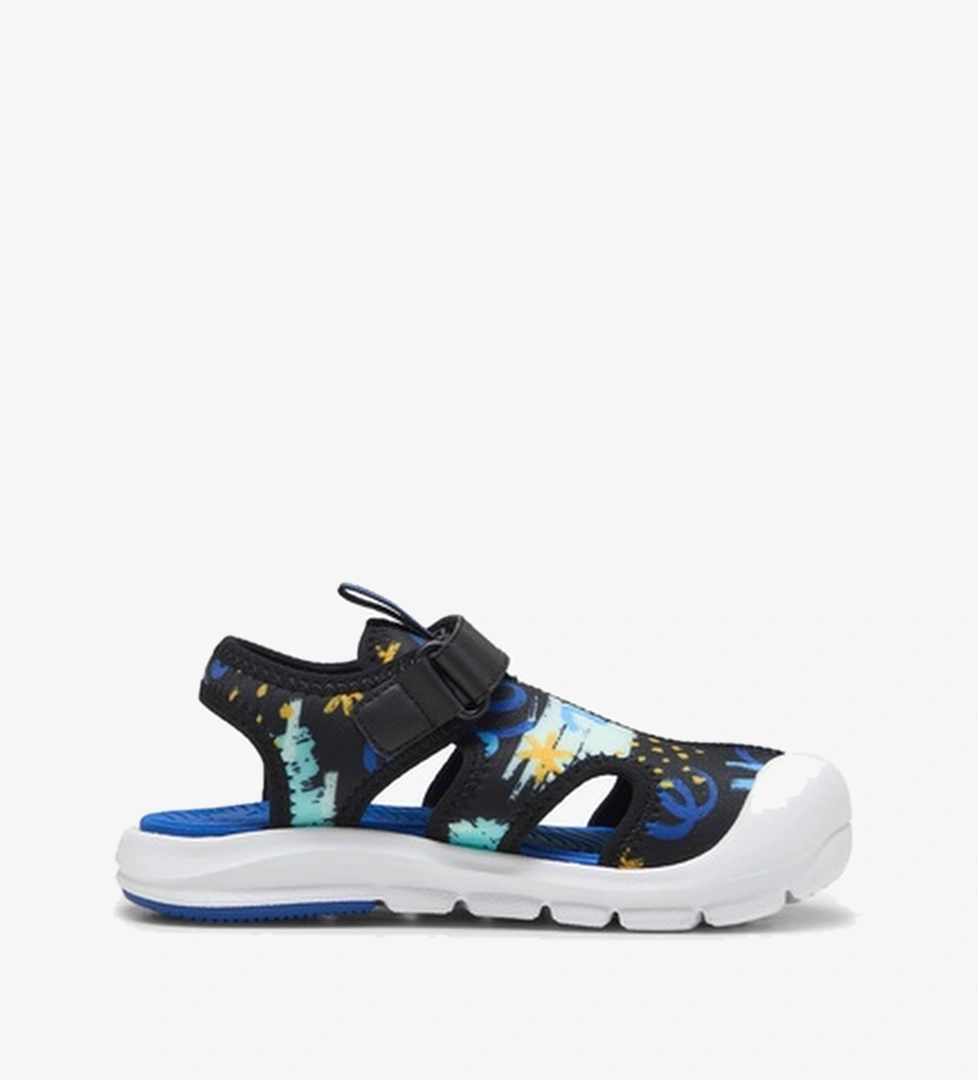 Puma Fun Racer Aopvps Çocuk Siyah Sandalet - Görsel 1