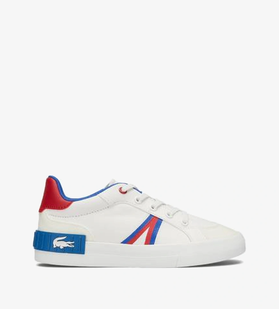 Lacoste L004 Çocuk Beyaz Sneaker - Görsel 1