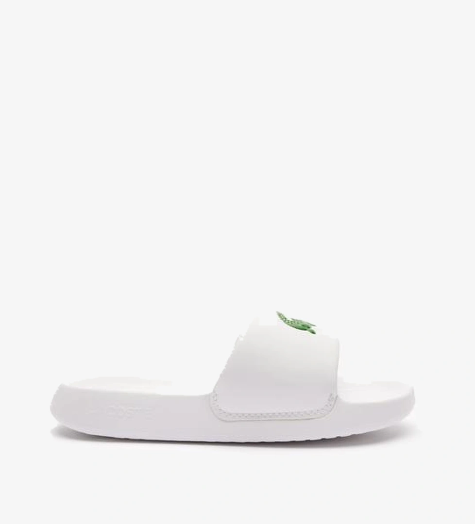 Lacoste Croco 1.0 Çocuk Beyaz Terlik - Görsel 1