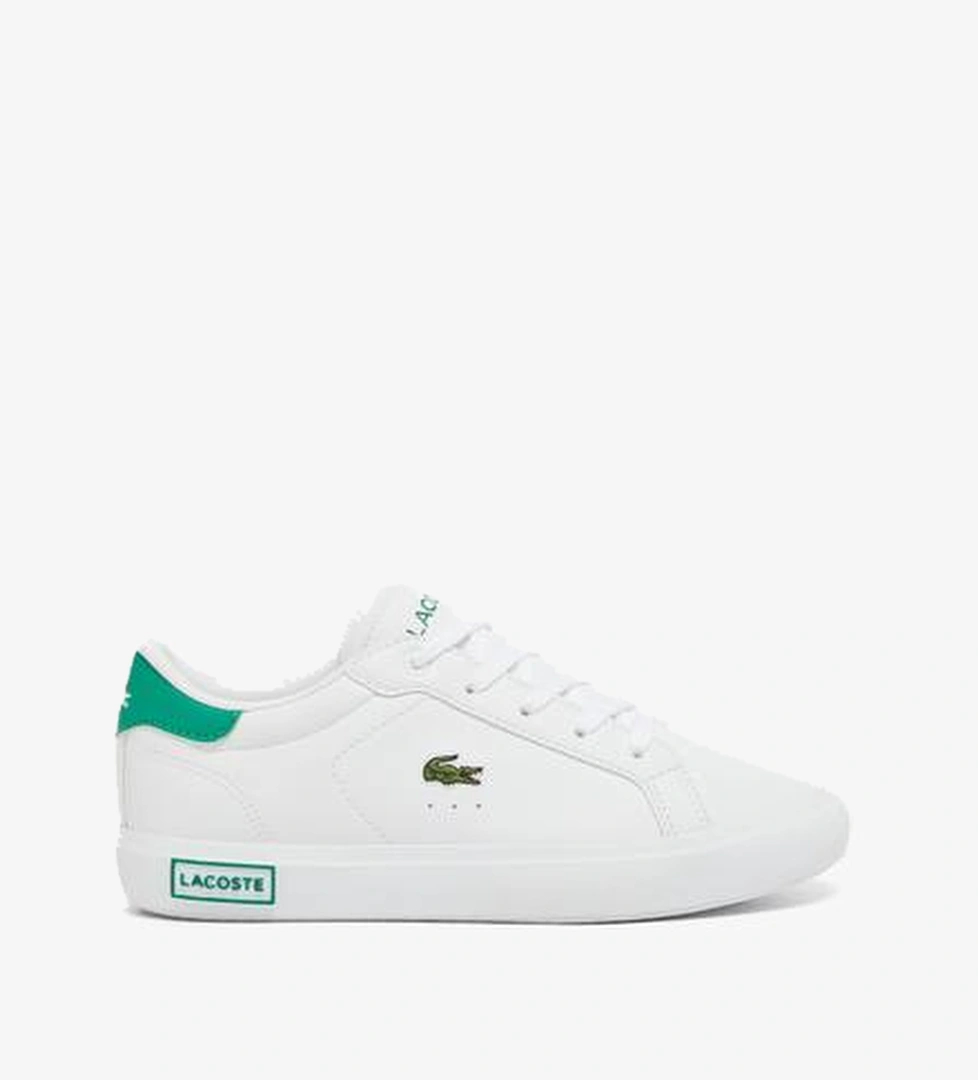 Lacoste Powercourt Bebek Beyaz/Yeşil Sneaker