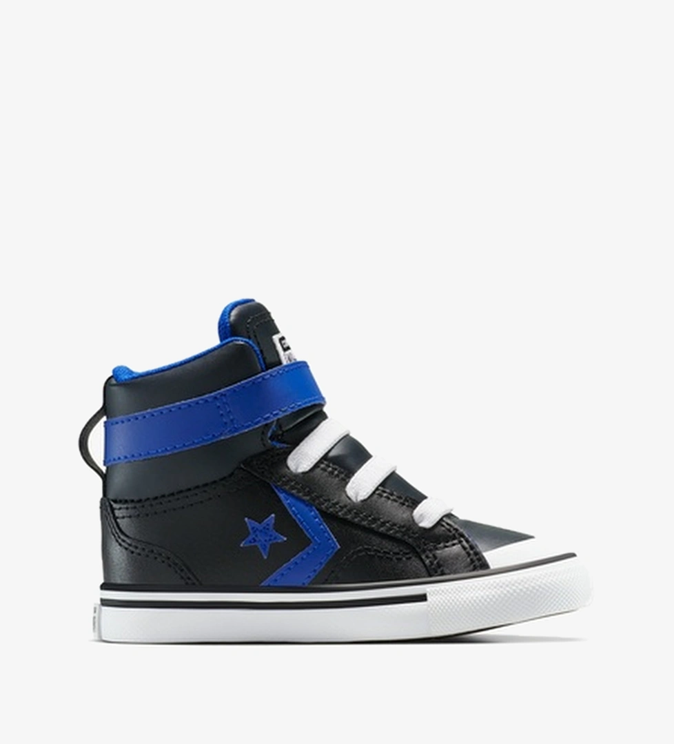 Converse Pro Blaze Strap Leather Easy On Bebek Siyah Sneaker