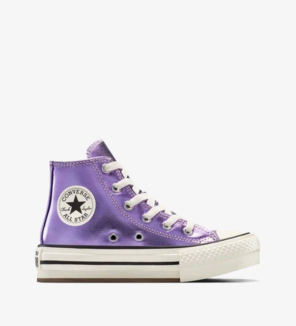 Converse Converse Chuck Taylor All Star Eva Lift Platform Metallic Çocuk Mor Sneaker Superkids'te! Mor - 1. görsel