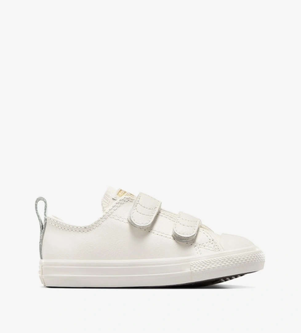 Converse Chuck Taylor All Star 2V Bebek Krem Deri Sneaker