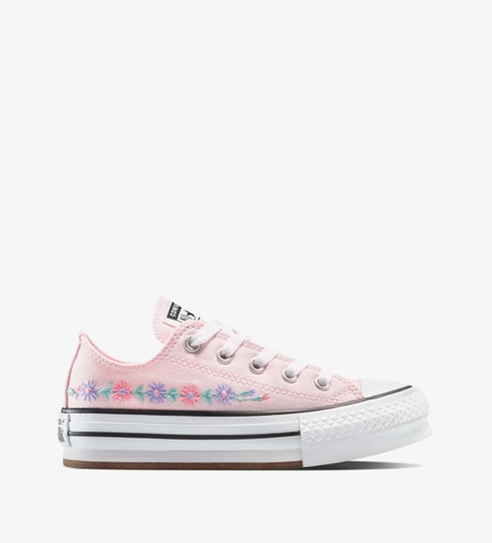 Converse Chuck Taylor All Star Platform Florals Çocuk Pembe Sneaker
