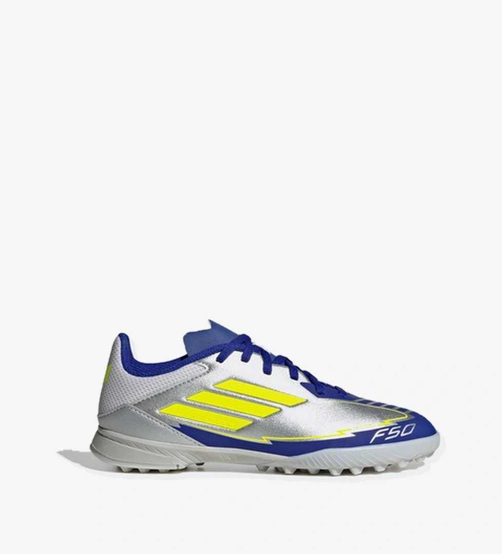 adidas F50 League Messi Çocuk Gri Çim Saha Krampon
