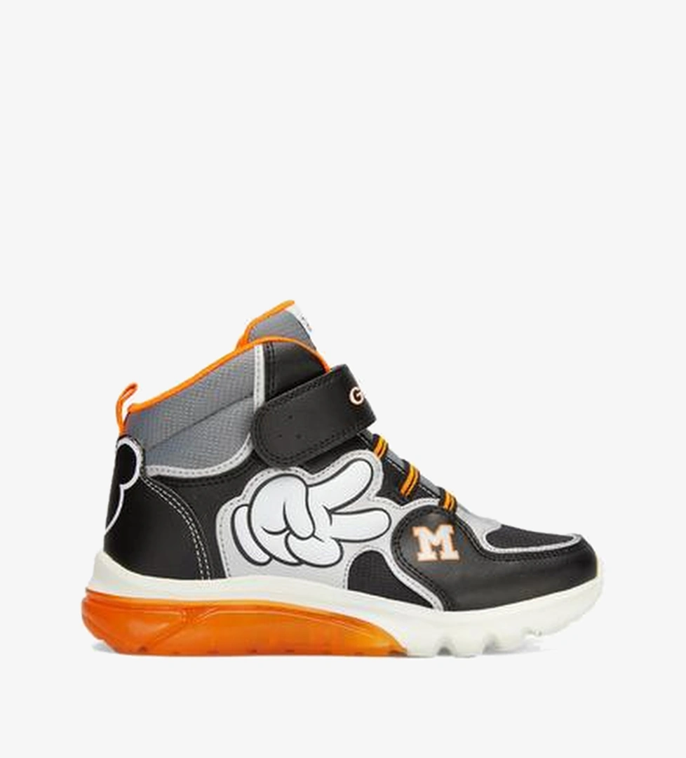 Geox J Ciberdron Çocuk Siyah Spor Ayakkabı