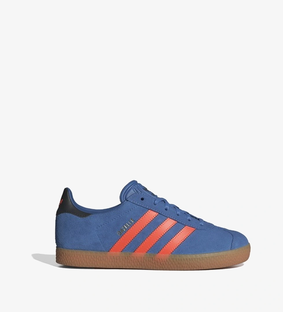 adidas Gazelle Turuncu Mavi Çocuk Sneaker - Görsel 1