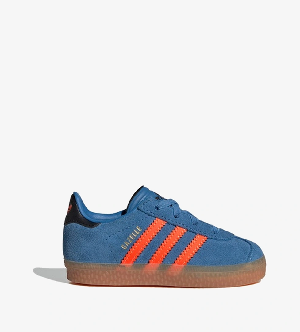 adidas Gazelle Mavi/Turuncu Bebek Spor Ayakkabı