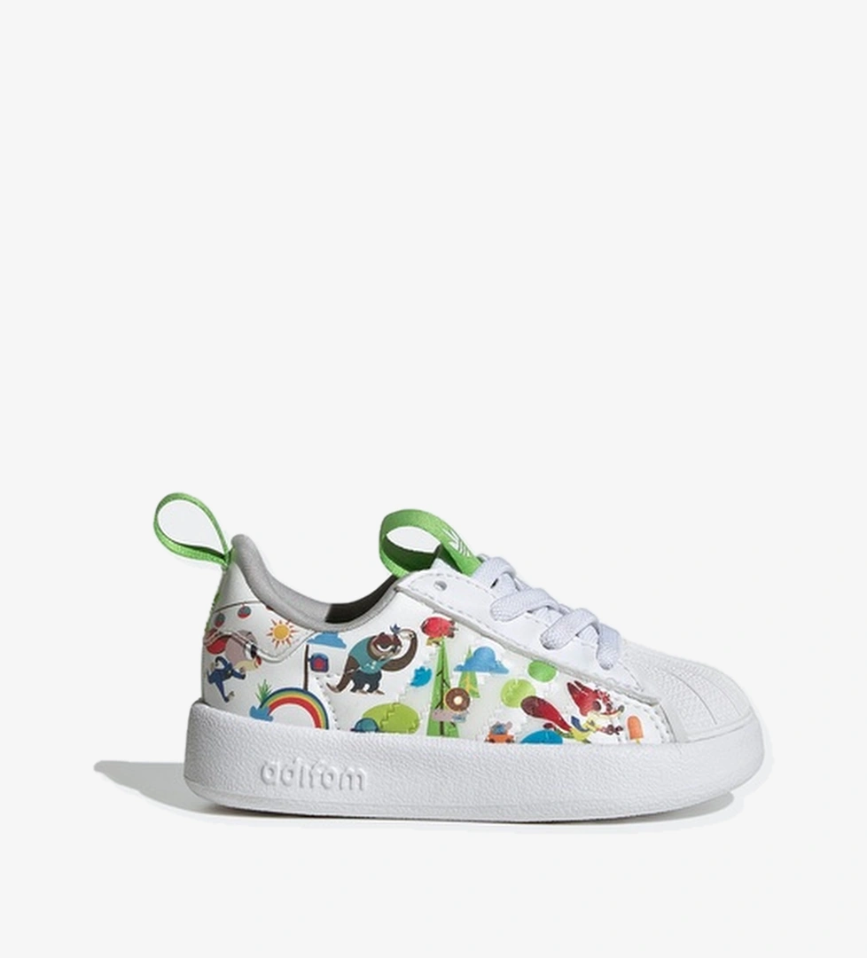 adidas Disney Zootopia Adifom Superstars 360 Beyaz Çocuk Ayakkabı