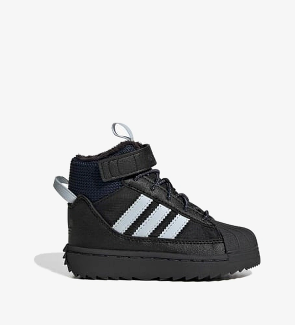 adidas Superstar Winter Trek Bebek Siyah Spor Ayakkabı