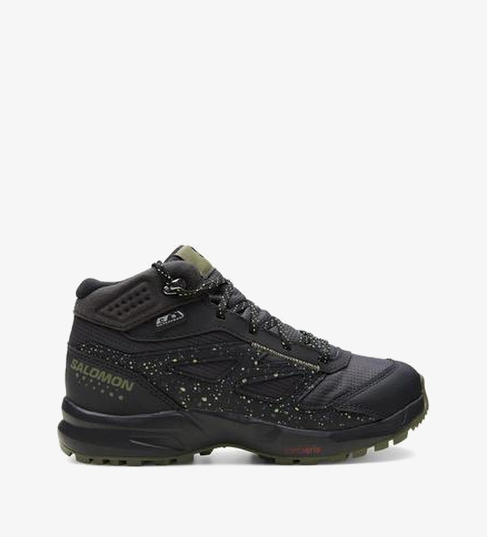 Salomon Outway Mid Waterproof Çocuk Siyah Outdoor Ayakkabı - Görsel 1
