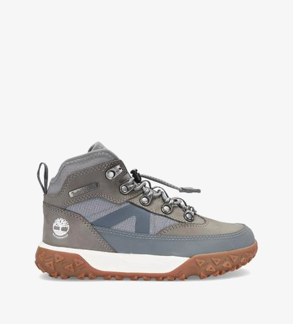 Timberland Timberland Greenstride Motion 6 Mid Bungee Waterproof Çocuk Gri Outdoor Ayakkabı model görseli