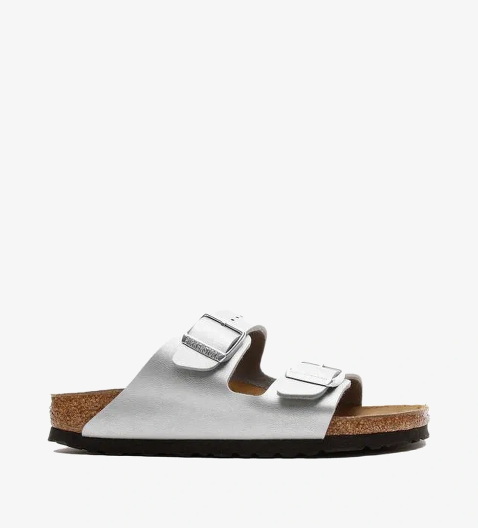 Birkenstock Arizona BF Kadın Gri Terlik - Görsel 1