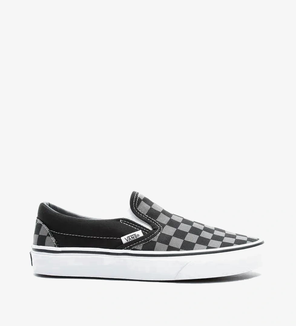 Vans Classic Slip-On Checkerboard Siyah Unisex Sneaker