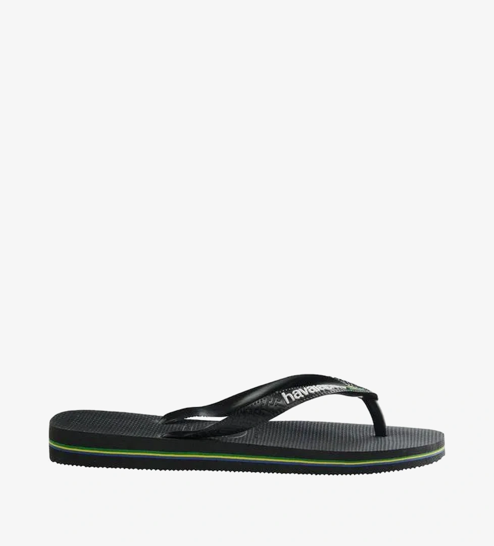 Havaianas Brasil Logo Erkek Siyah Terlik