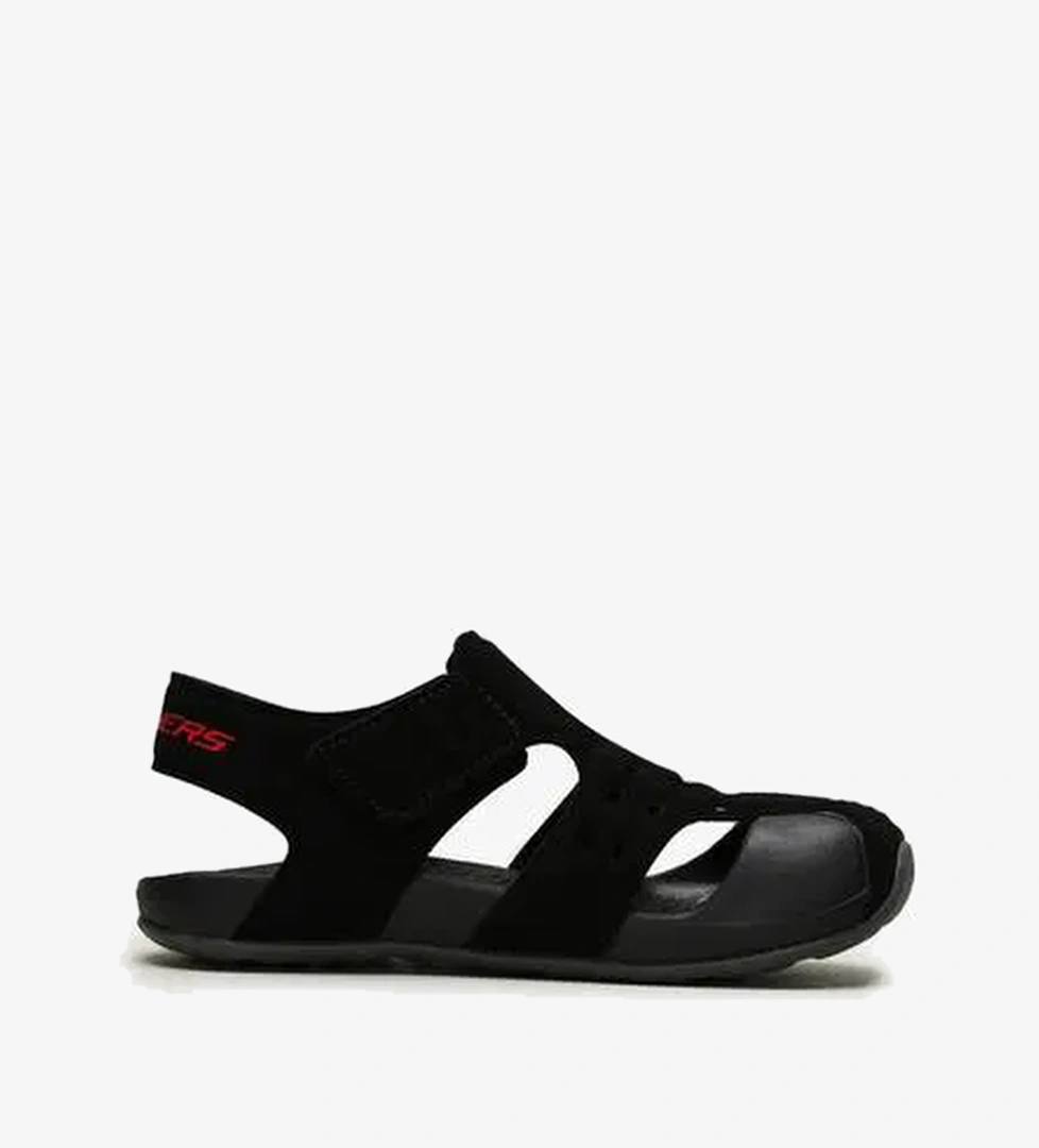 Skechers Side Wave Çocuk Siyah Sandalet - Görsel 1