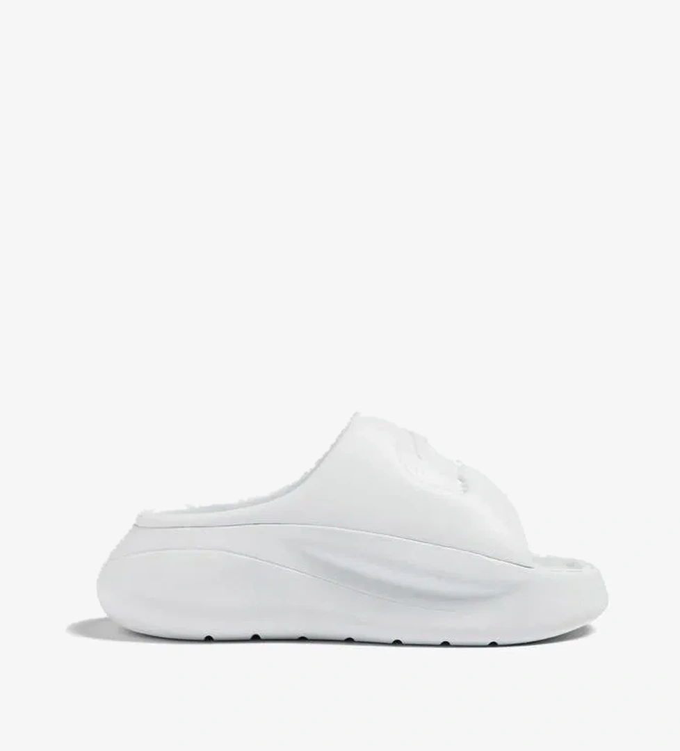 Lacoste Croco 3.0 Kadın Beyaz Terlik