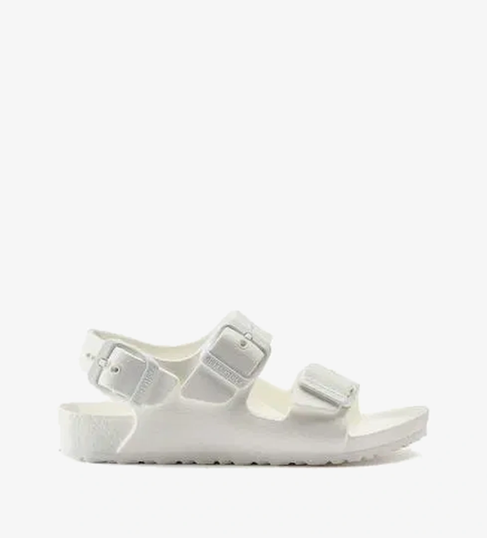 Birkenstock Milano Eva Bebek Beyaz Sandalet - Görsel 1