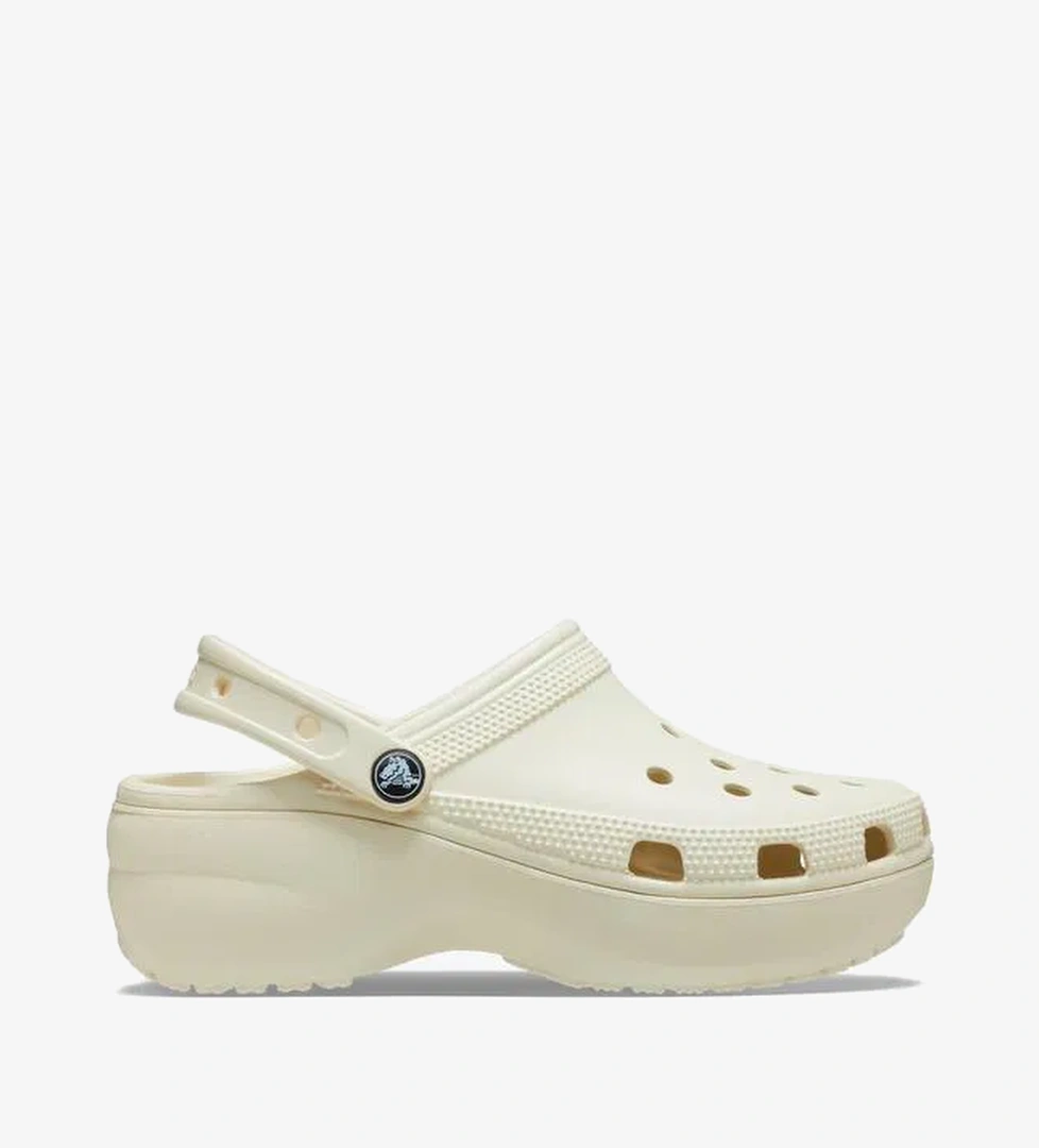 Crocs Classic Platform Kadın Krem Terlik