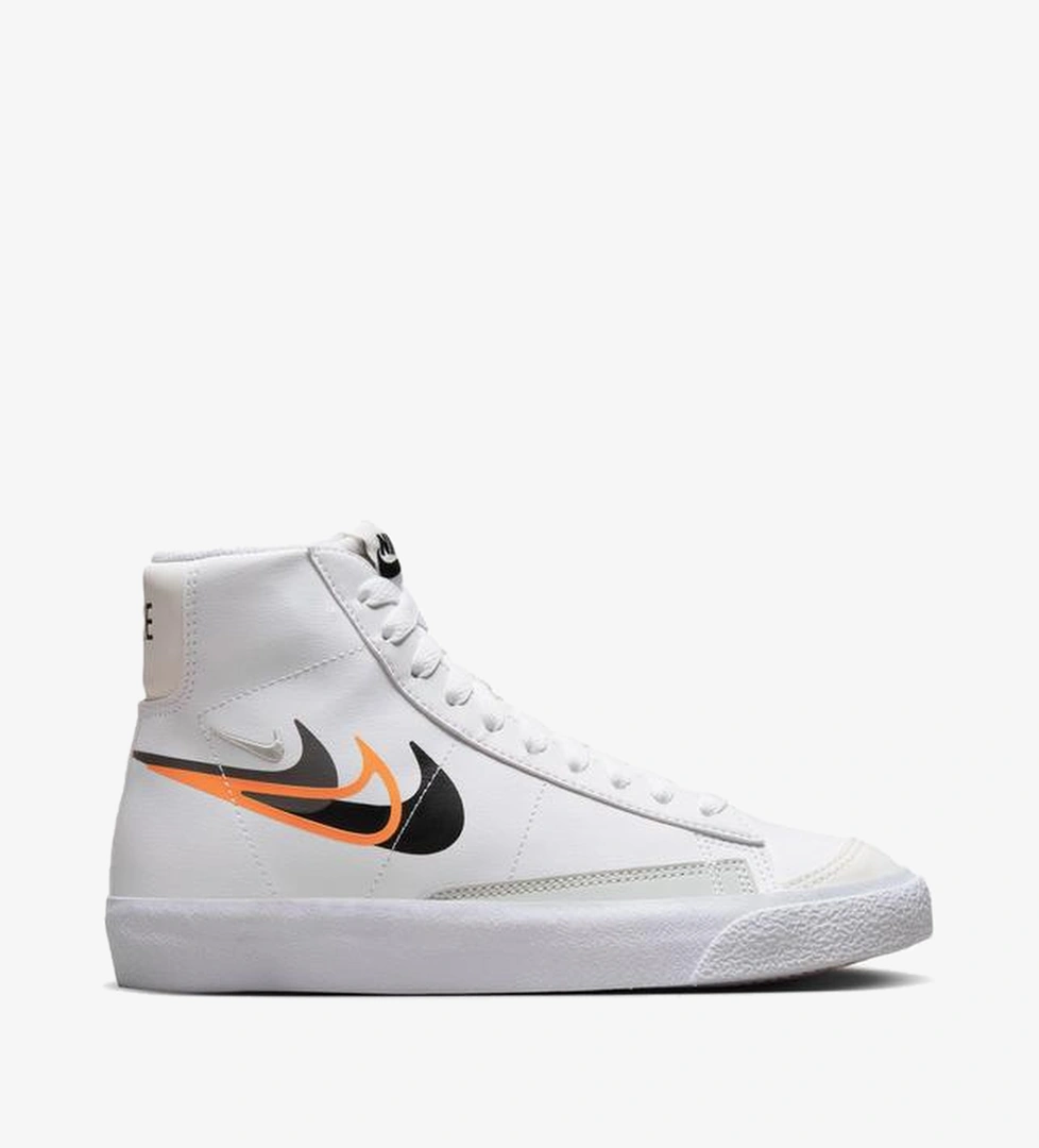 Nike Blazer Mid Next Nature Çocuk Beyaz Spor Ayakkabı - Görsel 1