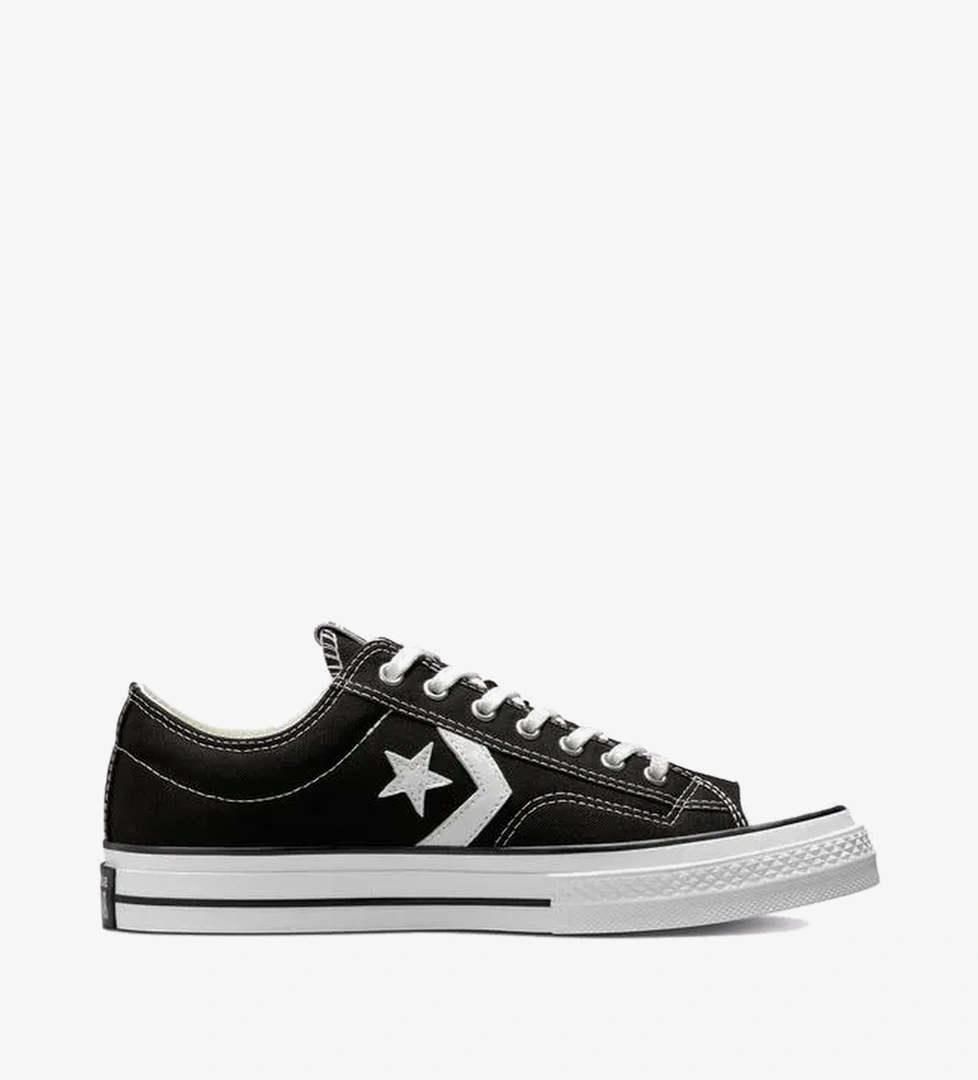 Converse Star Player 76 Premium Canvas Unisex Siyah Sneaker