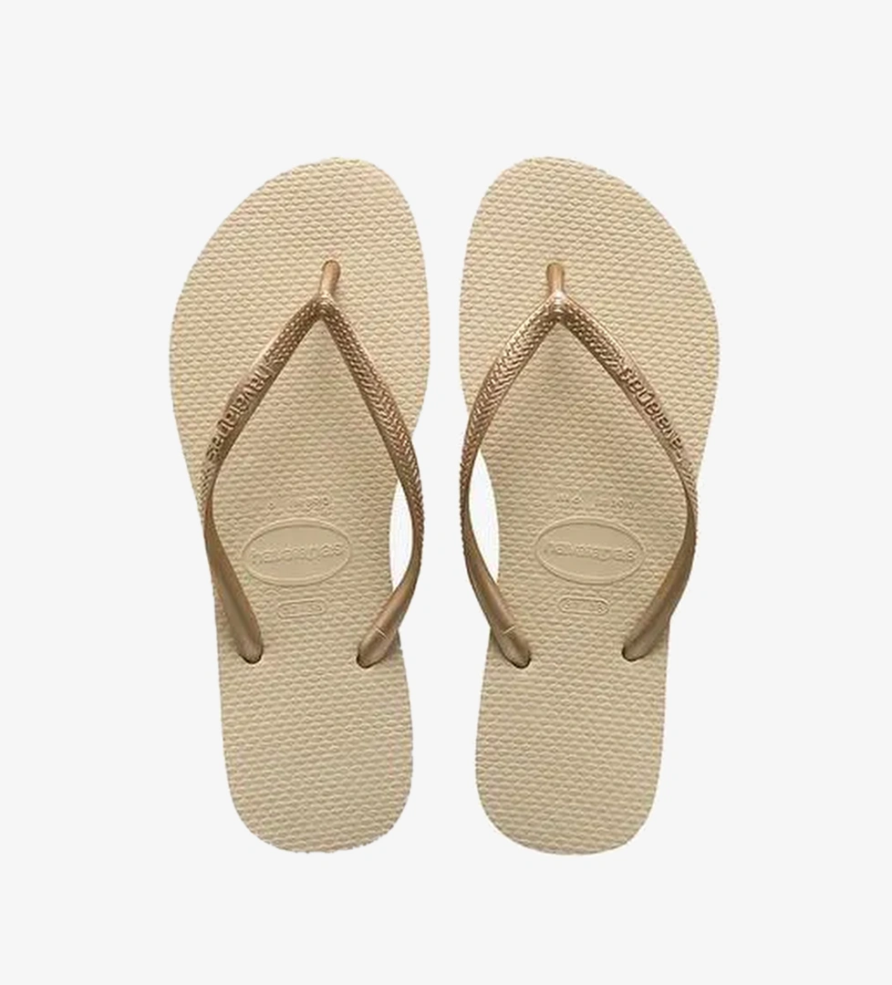 Havaianas Slim Kadın Krem Terlik - Görsel 1