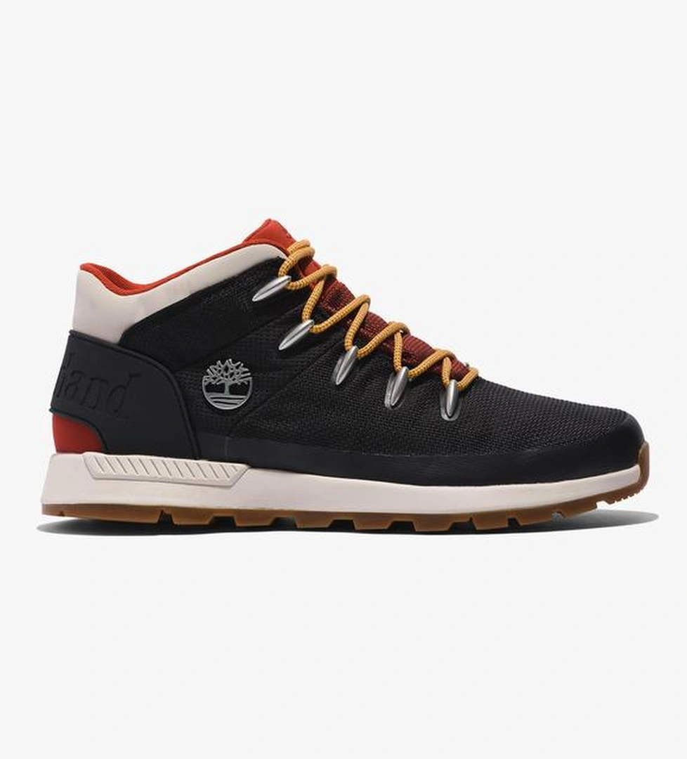 Timberland Mid Lace Up Waterproof Erkek Siyah Outdoor Ayakkabı - Görsel 1