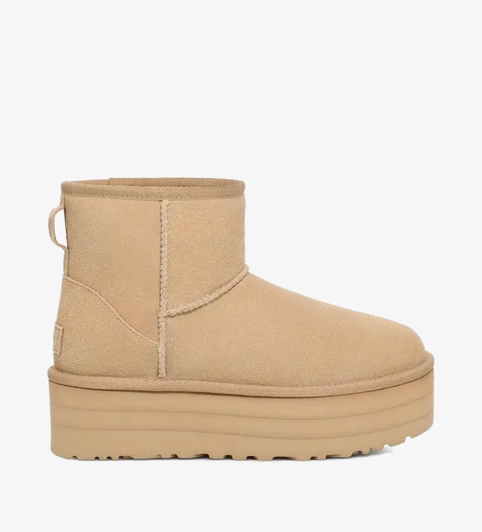 UGG Classic Mini Platform Kadın Krem Bot