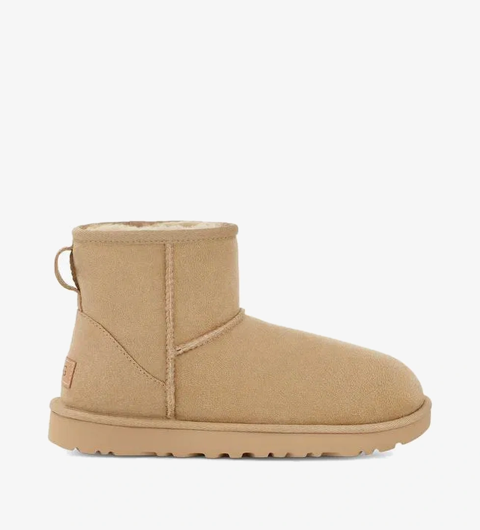 UGG Classic Mini II Kadın Krem Bot - Görsel 1