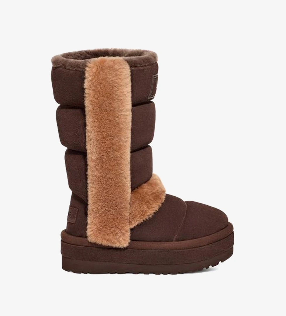 UGG Classic Chillapeak Tall Kadın Koyu Kahverengi Bot - Görsel 1