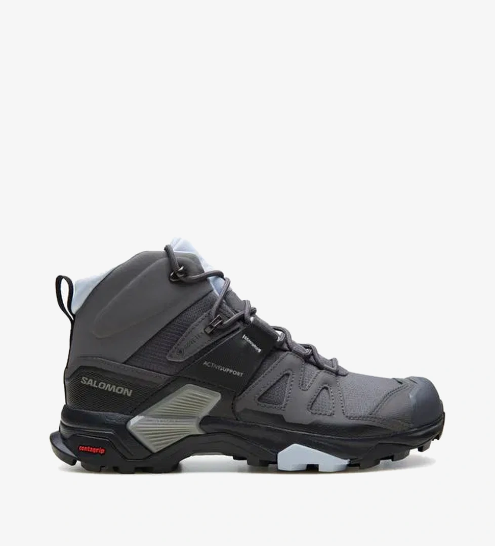 Salomon X Ultra 4 Mid Gore-Tex Kadın Gri Outdoor Ayakkabı - Görsel 1