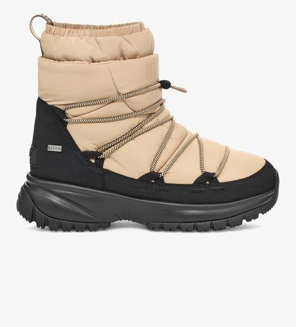 UGG Yose Puffer Mid Kadın Krem Bot - Görsel 1