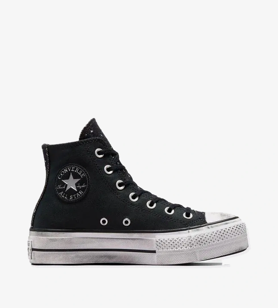 Converse Chuck Taylor All Star Lift Platform Chrome Unisex Siyah Sneaker