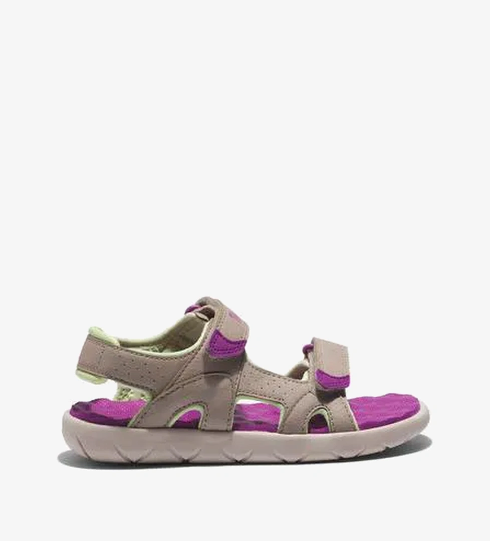 Timberland Backstrap Çocuk Krem Sandalet - Görsel 1