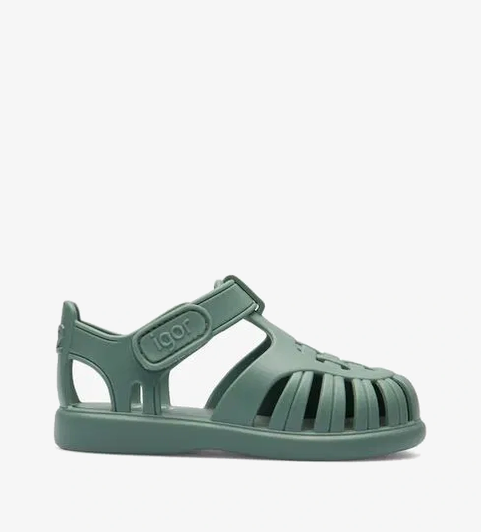 Igor Tobby Bebek Yeşil Sandalet - Görsel 1