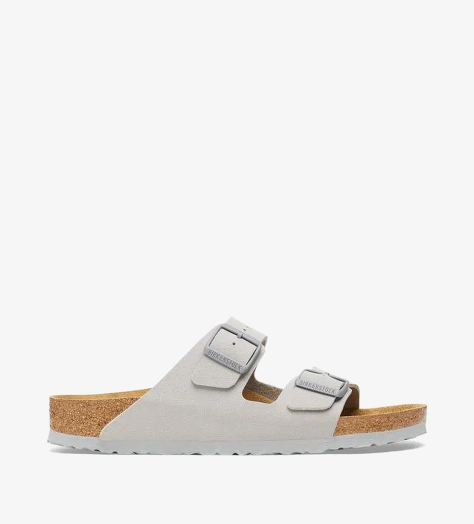 Birkenstock Arizona Bf Kadın Gri Terlik - Görsel 1