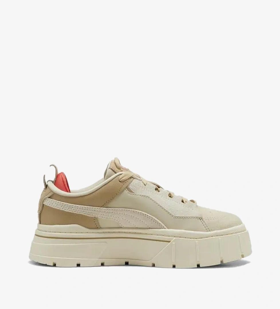 Puma Mayze Stack Xpl No Filter Kadın Krem Spor Ayakkabı
