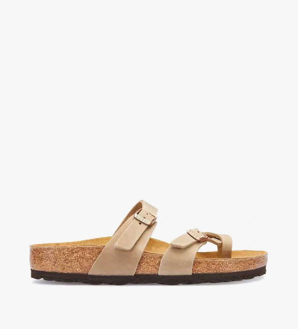 Birkenstock Mayari Leoi Kadın Kahverengi Terlik - Görsel 1
