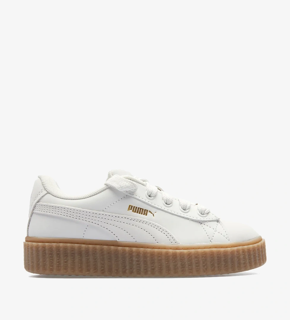 Puma Creeper Phatty Nubuck Çocuk Beyaz Spor Ayakkabı - Görsel 1