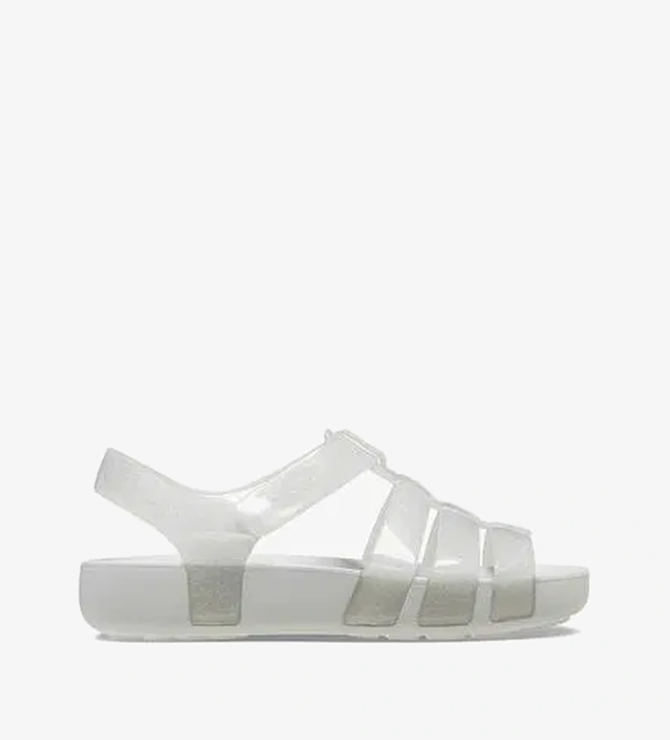 Crocs Isabella Glitter K Çocuk Gri Sandalet - Görsel 1