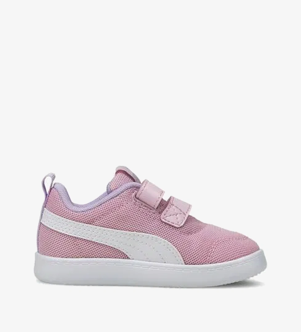 Puma Courtflex V2 Mesh Bebek Pembe Spor Ayakkabı - Görsel 1