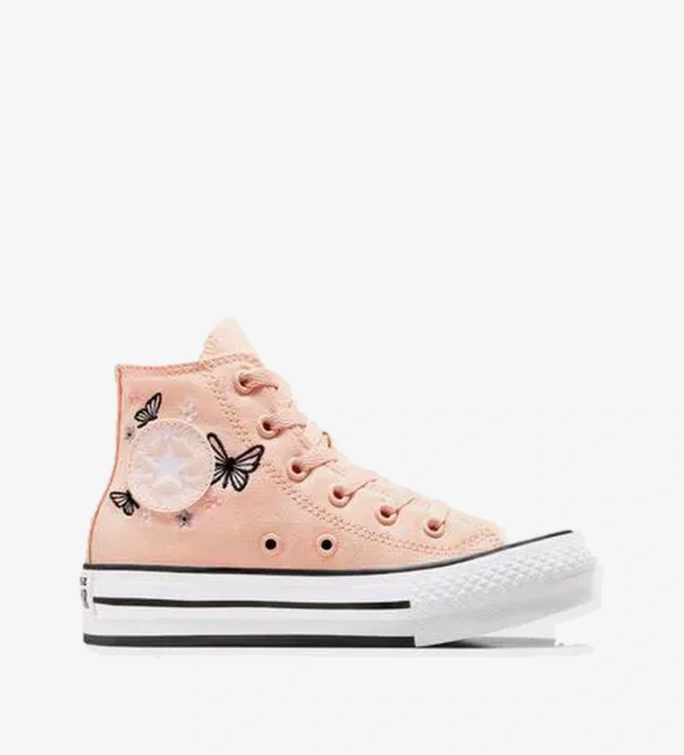 Converse Chuck Taylor All Star EVA Lift Butterflies Çocuk Pembe Platform Sneaker