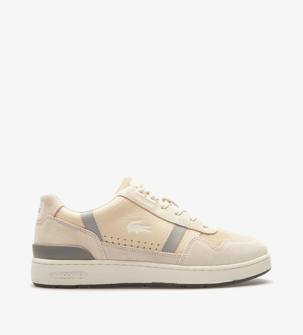 Lacoste T-Clip Erkek Bej Sneaker - Görsel 1