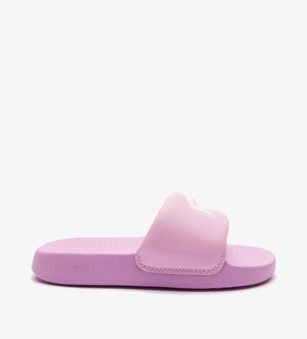 Lacoste Croco 1.0 Çocuk Pembe Terlik - Görsel 1