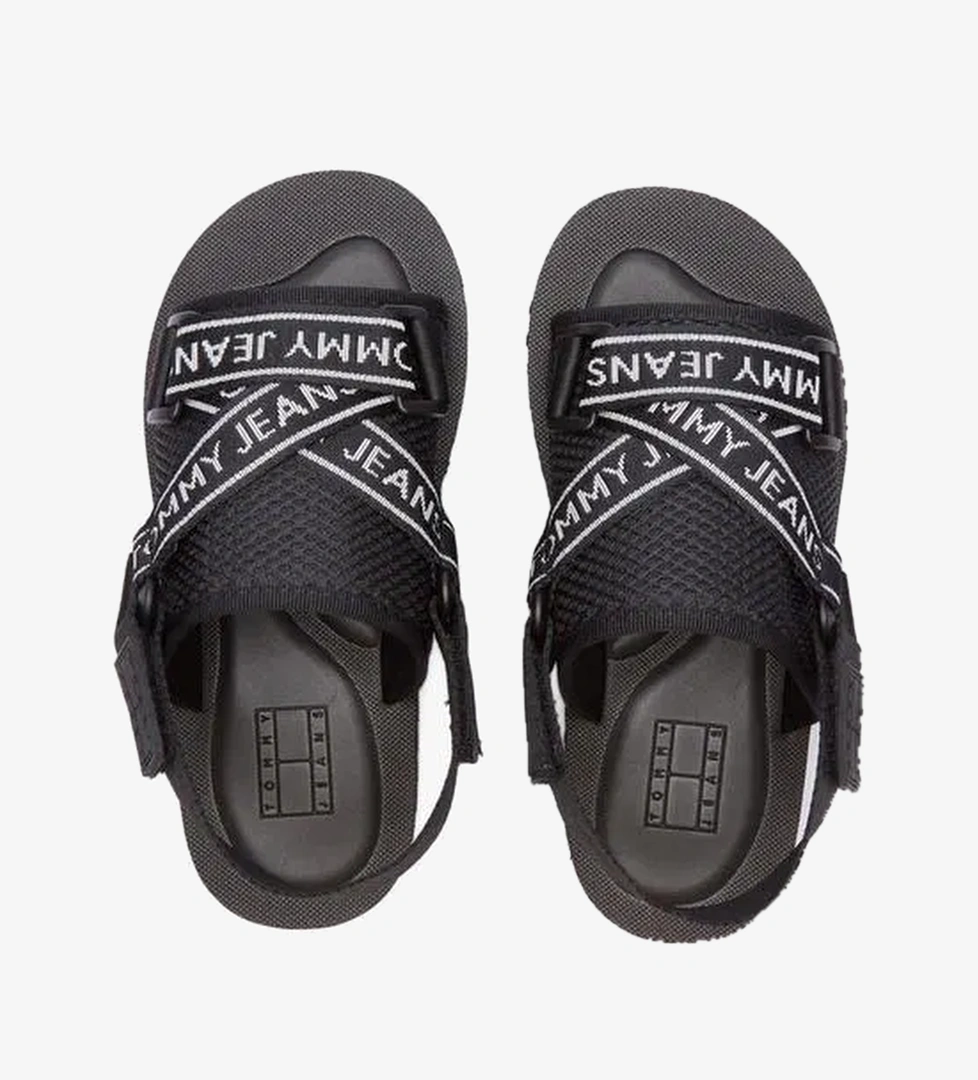 Tommy Jeans Premium Eva Kadın Siyah Sandalet