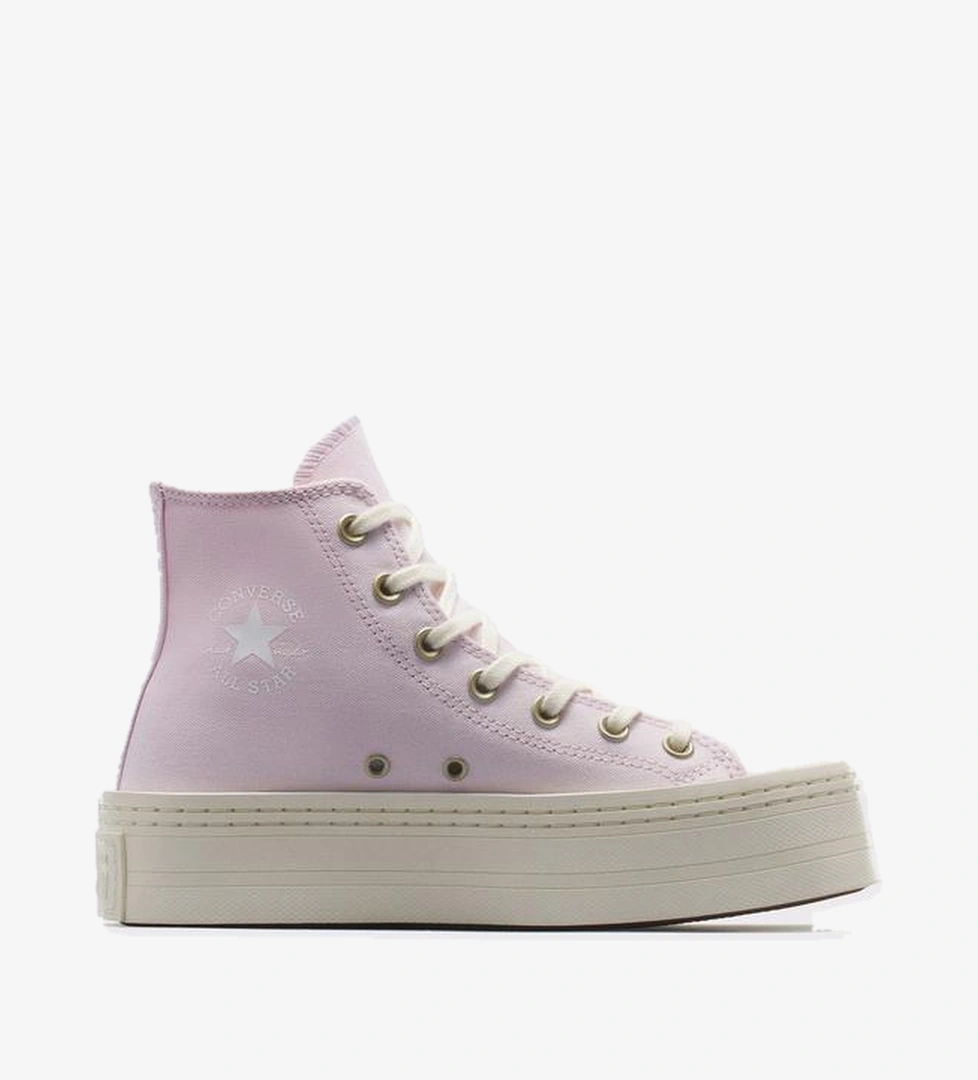Converse Converse Mor Chuck Taylor All Star Lift Unisex Lila Platform Sneaker Superstep'te! Mor - 1. görsel
