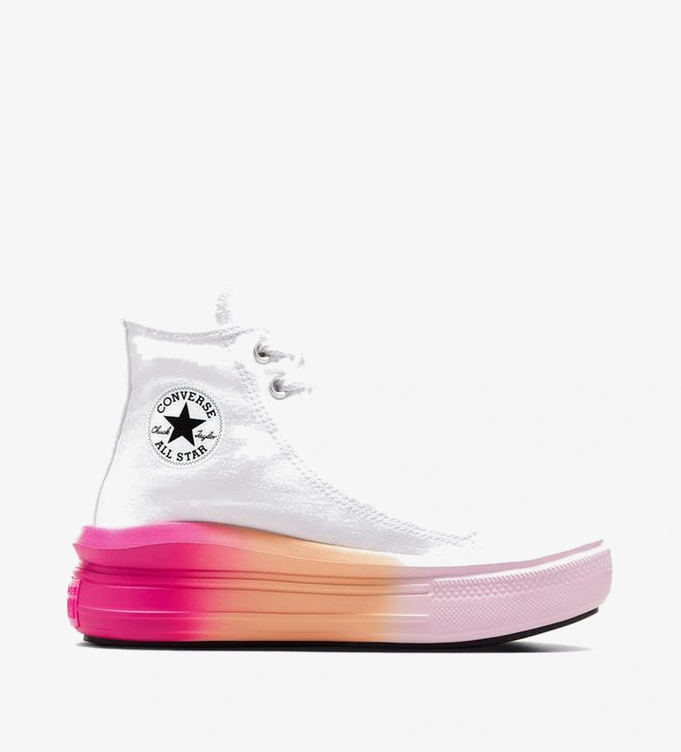 Converse Converse Chuck Taylor All Star Move Çocuk Beyaz Platform Sneaker SuperStep'te! Beyaz - 1. görsel
