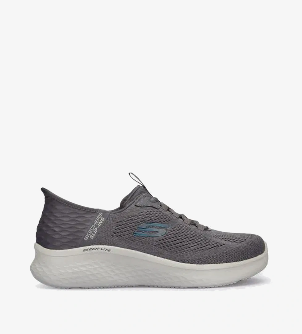 Skechers Skech-Lite Pro Primebase Erkek Gri Spor Ayakkabı