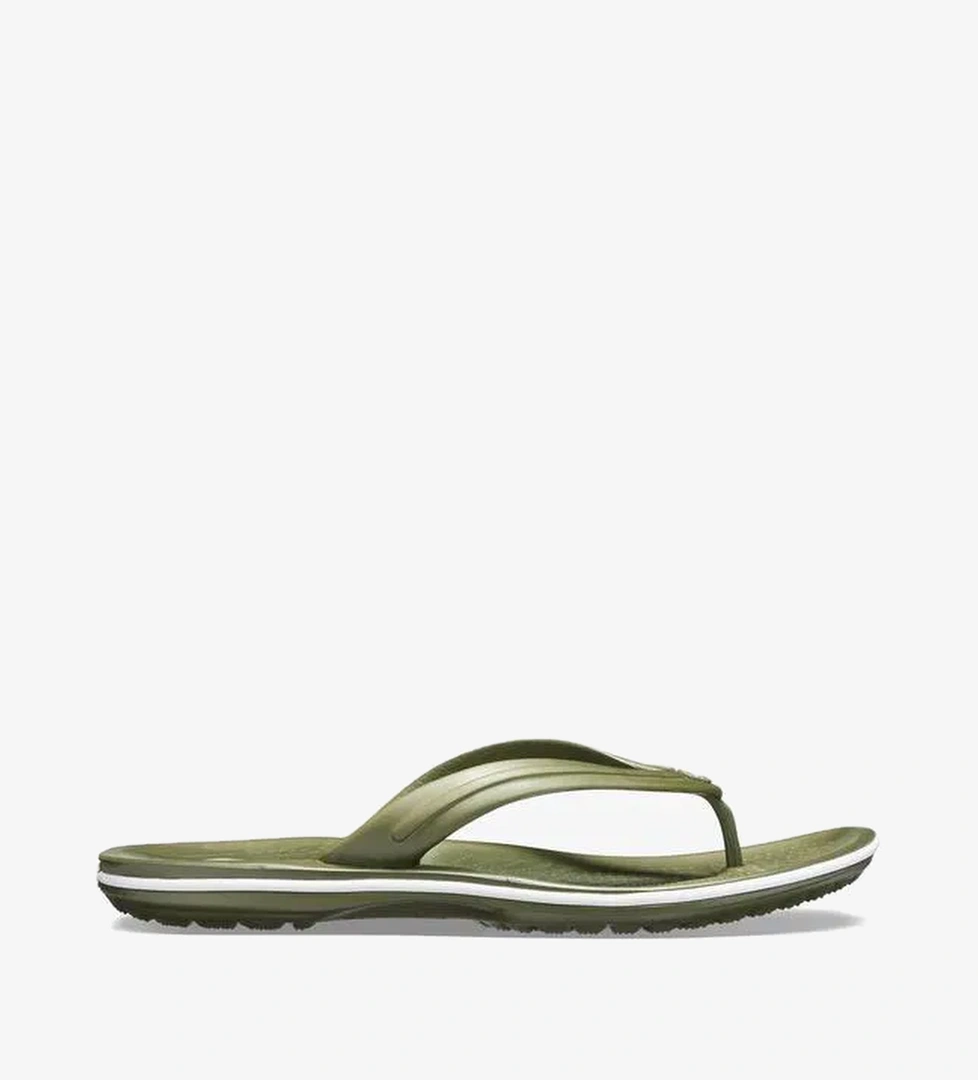 Crocs Crocband Flip Erkek Haki Terlik - Görsel 1